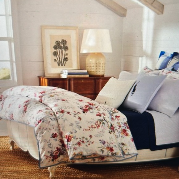 Ralph Lauren Floral Full Queen 92x96 Duvet Cover New with tags! - Picture 1 of 10